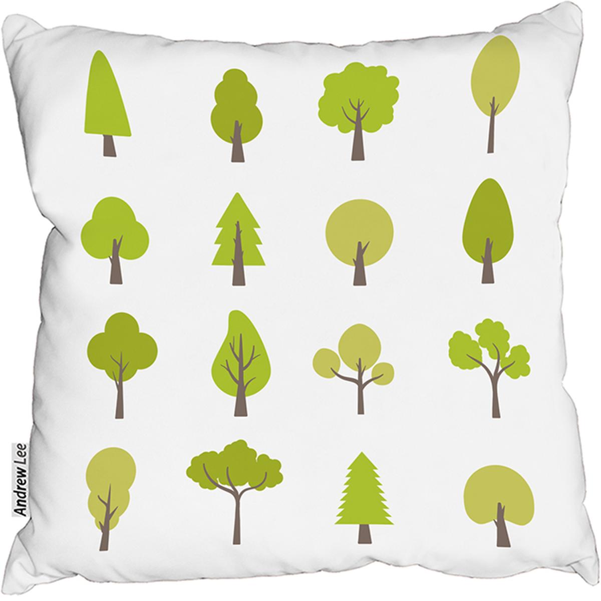 Tree Illustrations Cushion - Green / 45 – image 2
