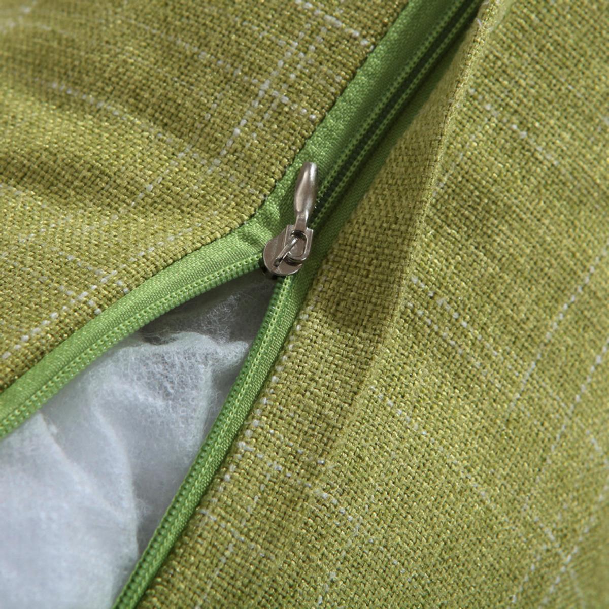 Decorative Soft Linen Cushion Square - Green – image 3