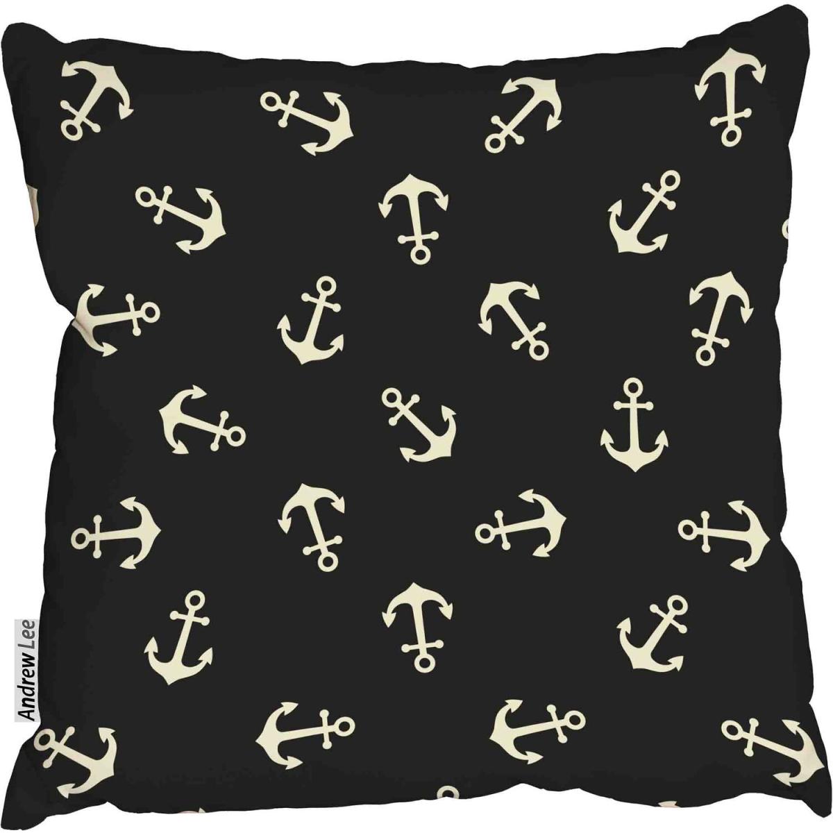 Anchors black Outdoor Cushion - Black / 60cm – image 2