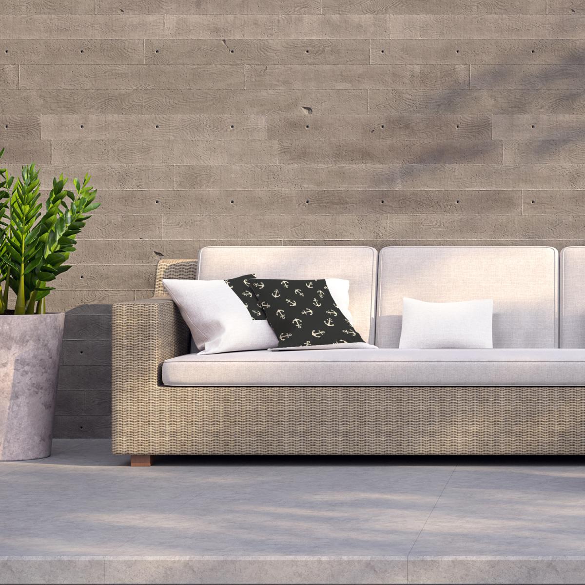 Anchors black Outdoor Cushion - Black / 60cm – image 1