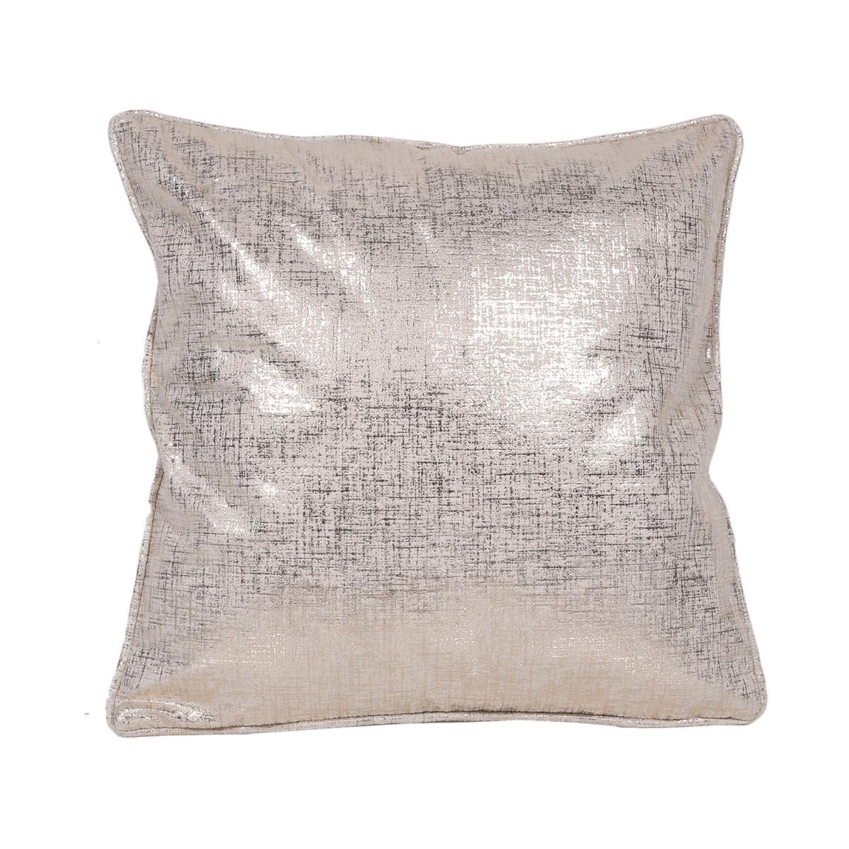 Metallic Velvet Cushion - Champagne – image 2