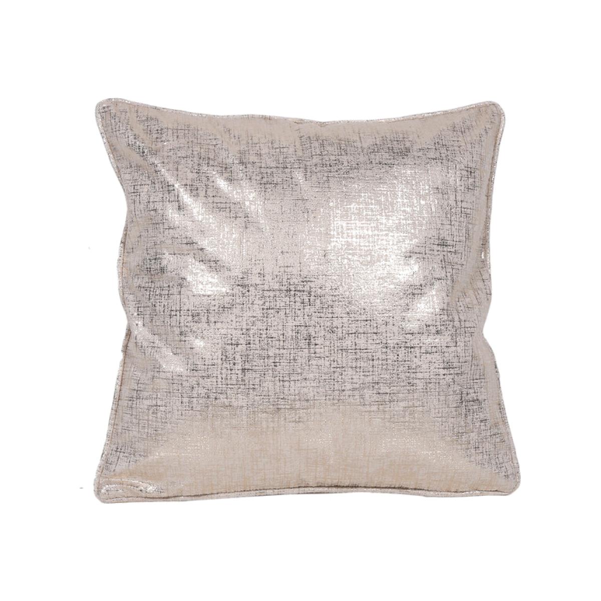 Metallic Velvet Cushion - Champagne – image 1
