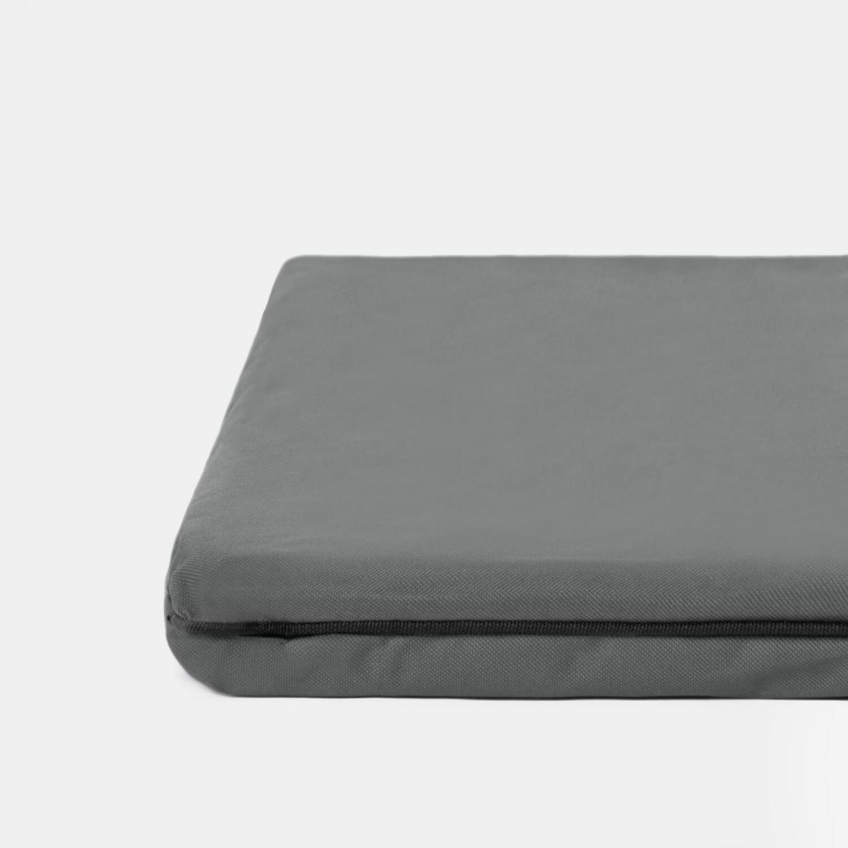 Seat Pad Large Cushion Waterproof Outdoor Pet Removable Cover Non-Slip Back - Grey – image 3