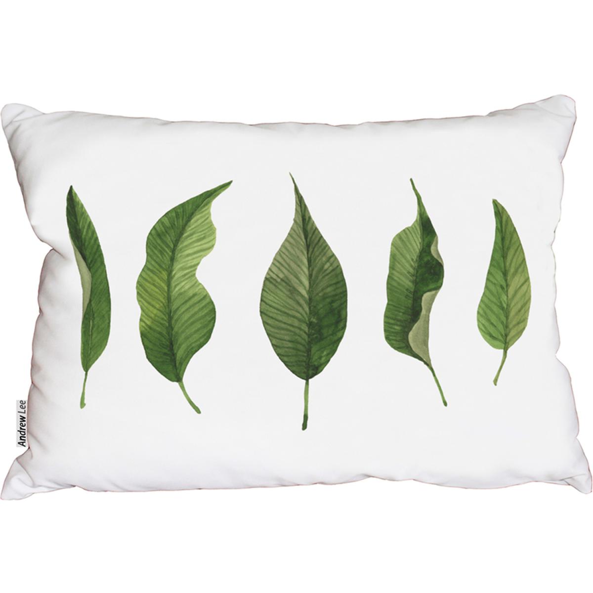 Selection Of Leaves Cushion - Green – image 2