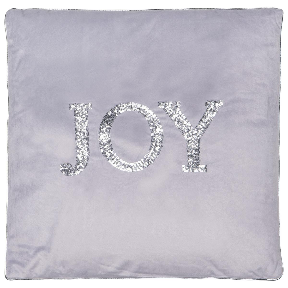 Joy Christmas Cushion - Silver – image 3
