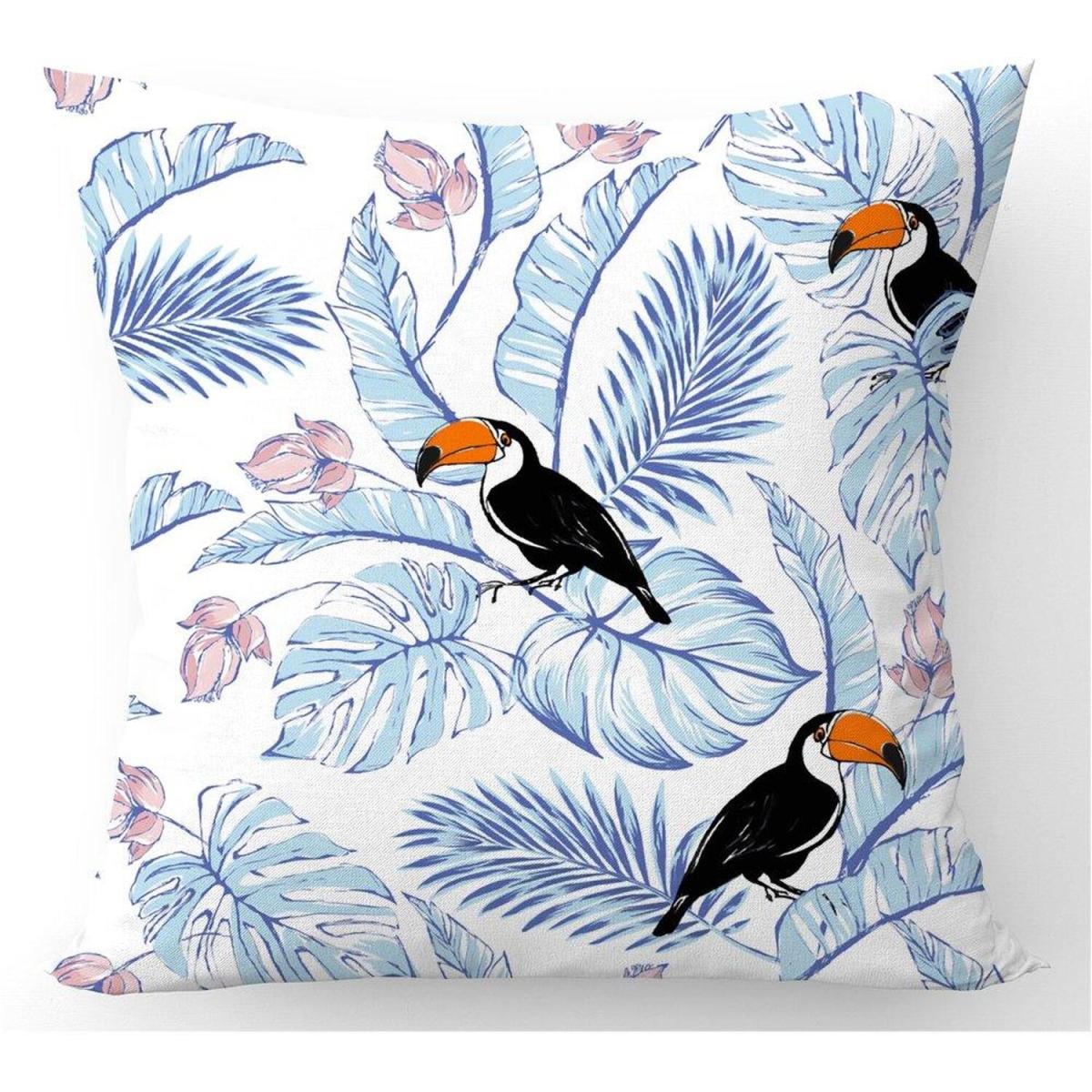 Tropical Toucan Cushion - Blue / 60cm – image 3