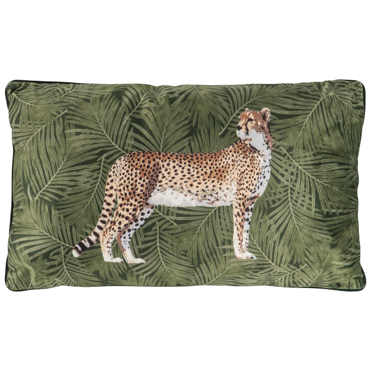 Cheetah Green Forest Cushion - Green – image 2