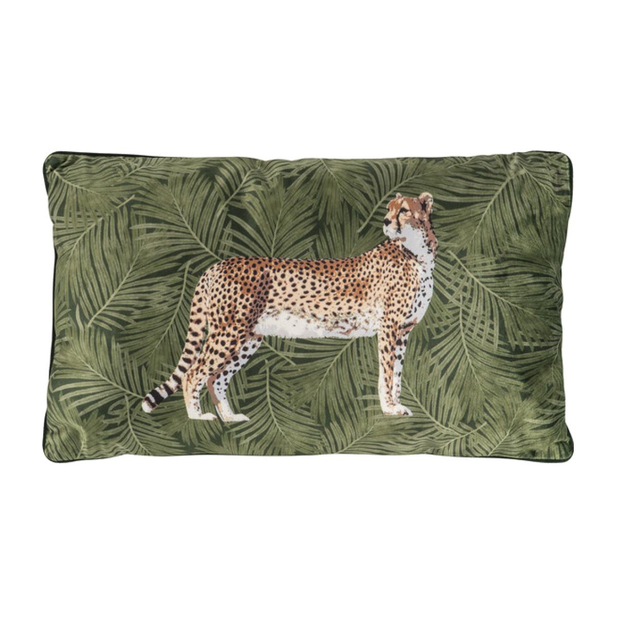 Cheetah Green Forest Cushion - Green – image 1