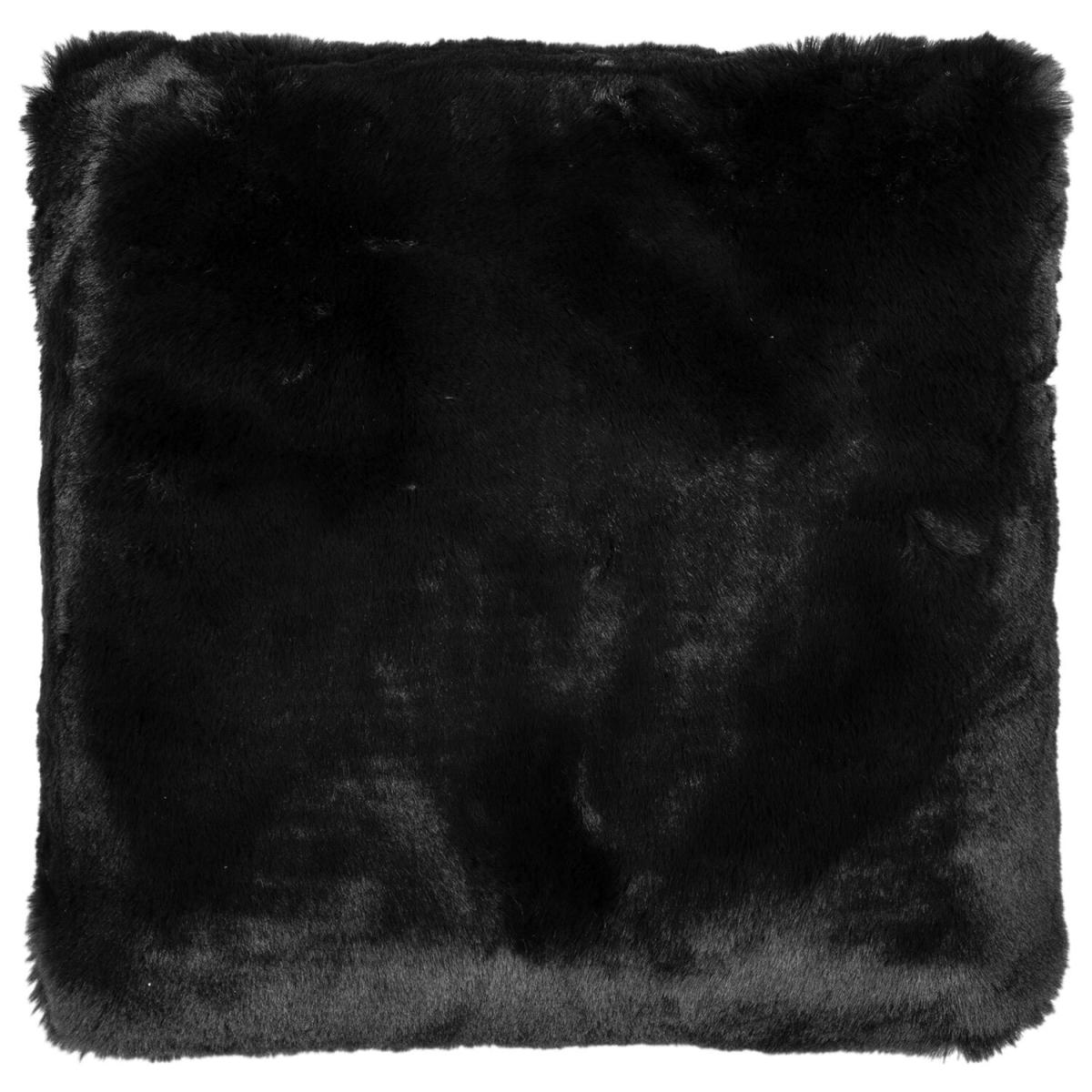 Rabbit Faux Fur Cushion - Navy / 55cm – image 16