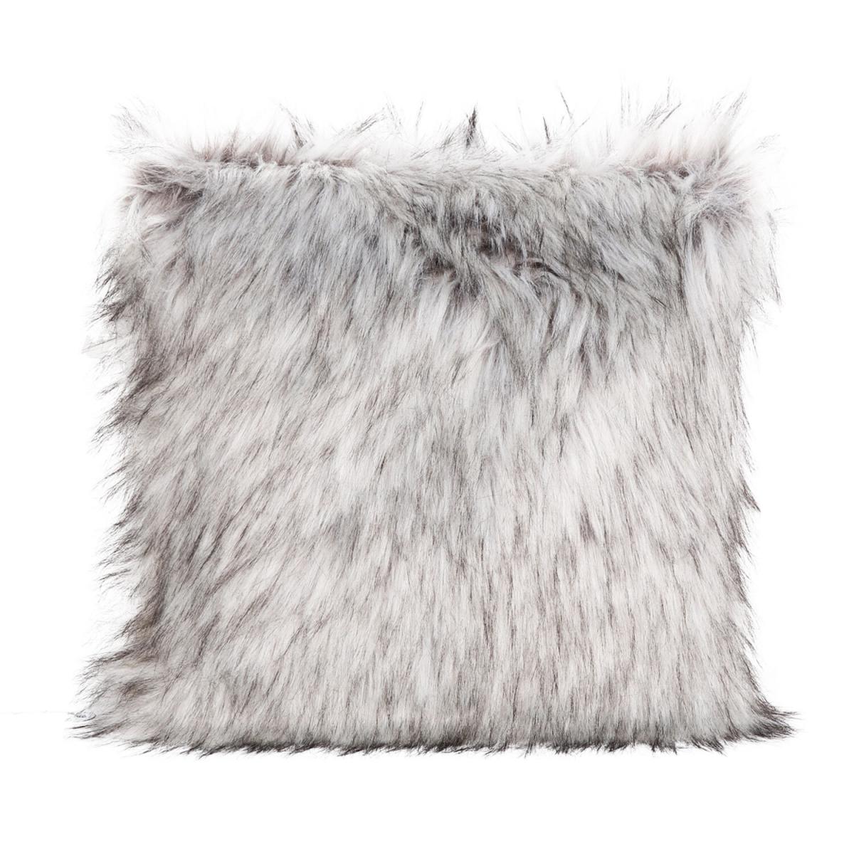 Rabbit Faux Fur Cushion - Navy / 55cm – image 17