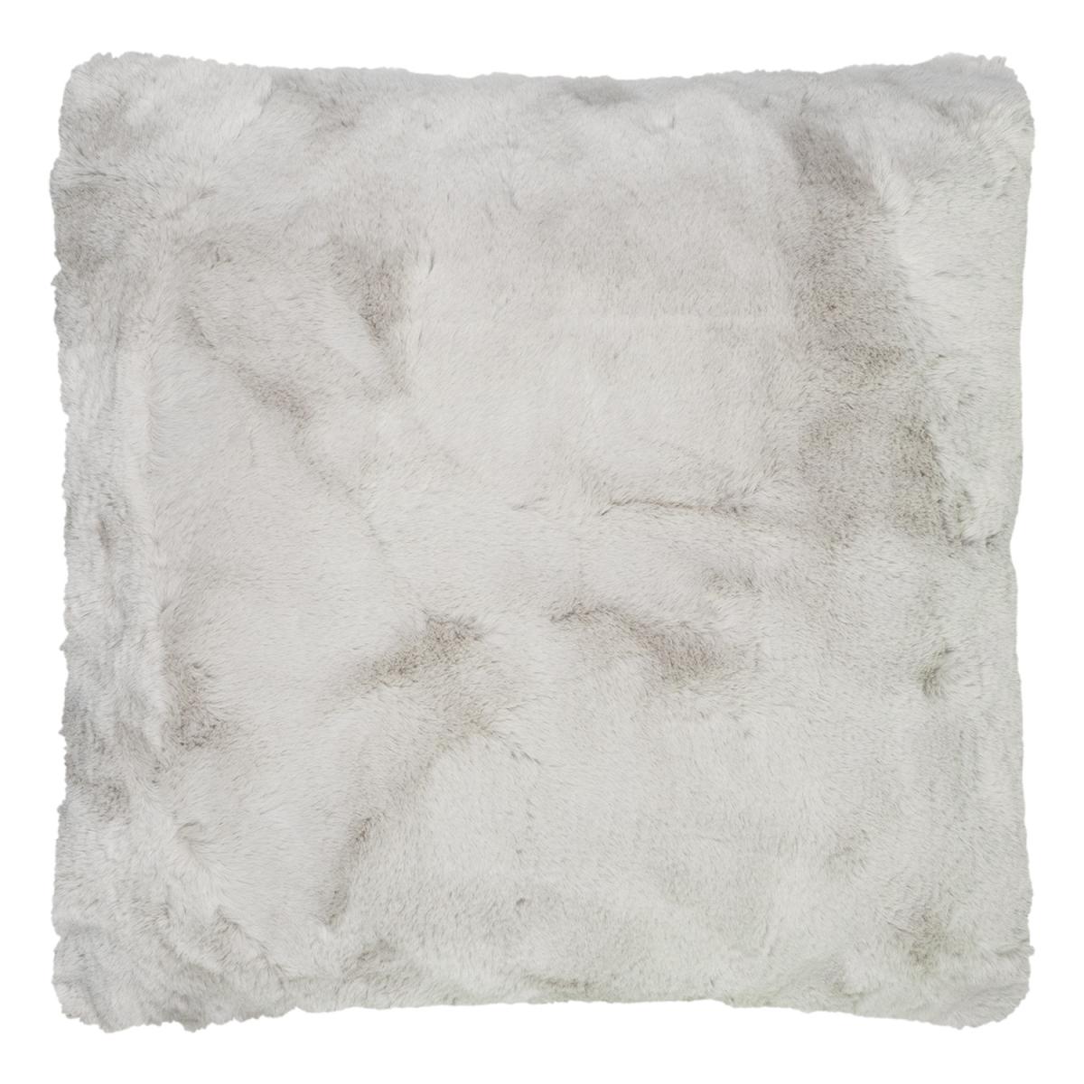 Rabbit Faux Fur Cushion - Navy / 55cm – image 7