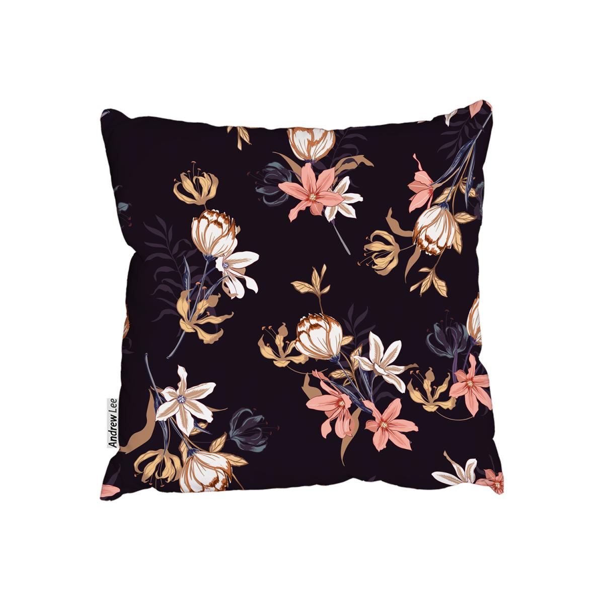 Tulips Flowers Outdoor Cushion - Pink / 45cm – image 2
