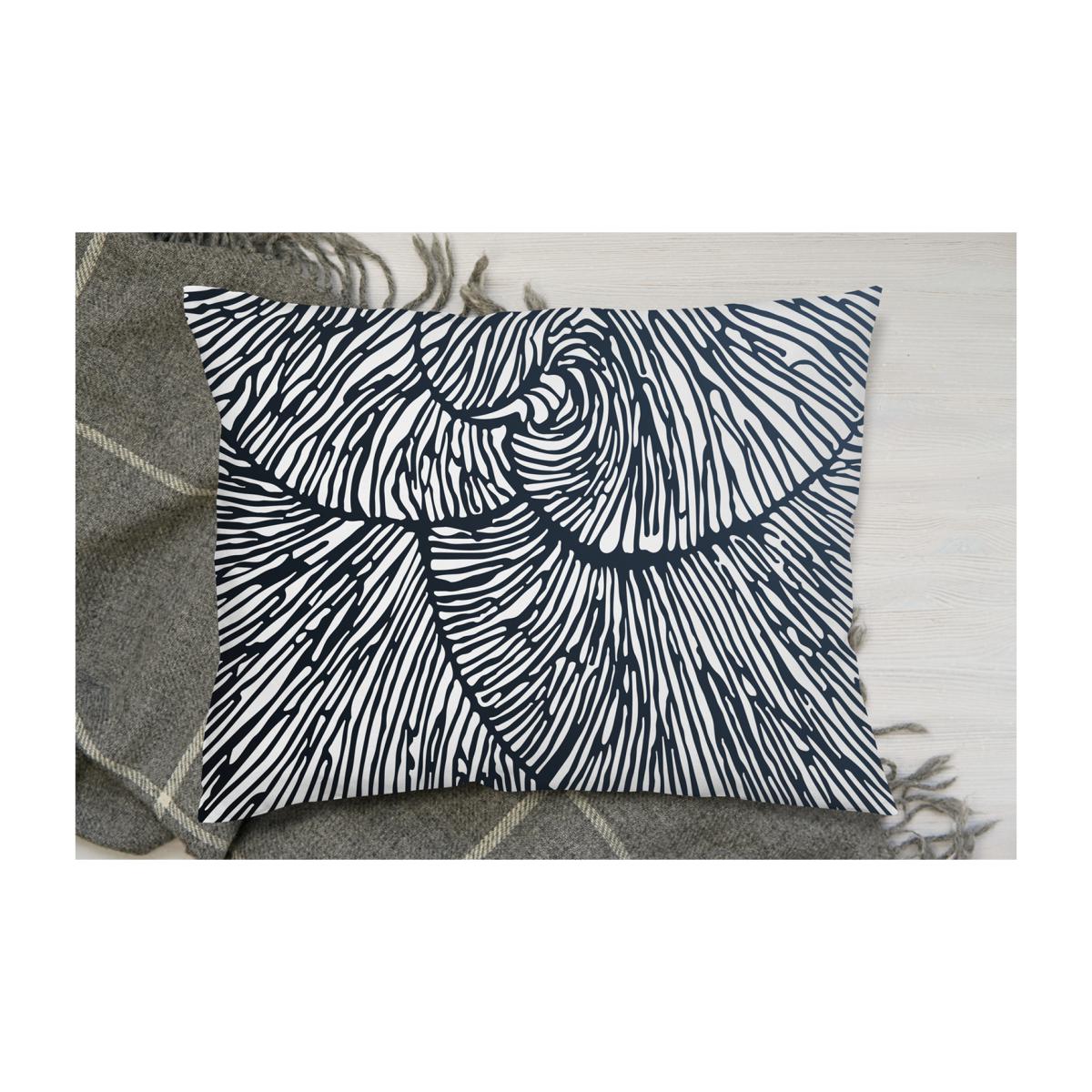 Biophilic Design With Natural Analogues Texture Cushion - Black – image 1