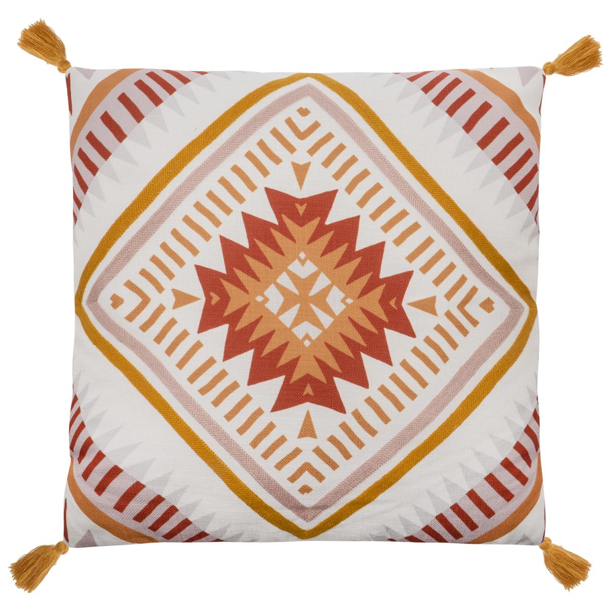 Kimana Tassel Edge Cushion - Rust – image 2