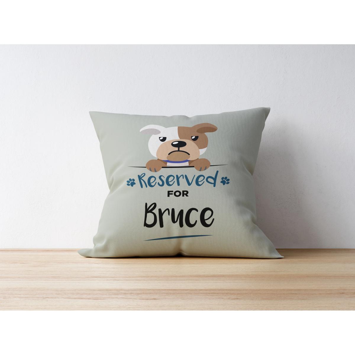 Personalised Bulldog Cushion – image 2