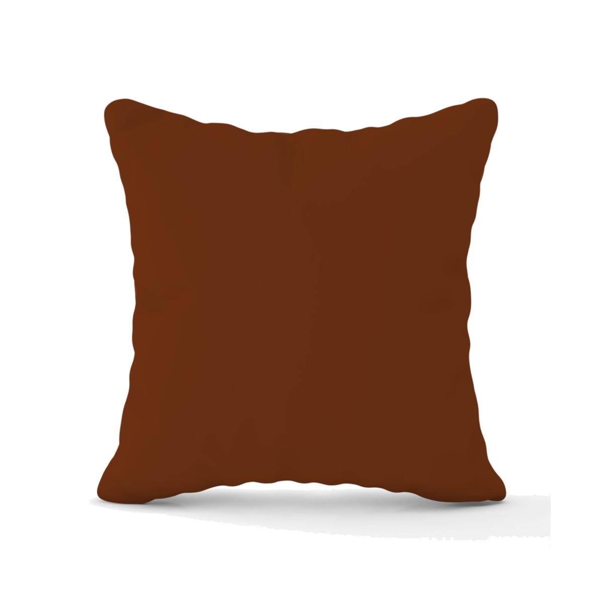 Chocolate Brown Outdoor Cushion - Brown / 60cm