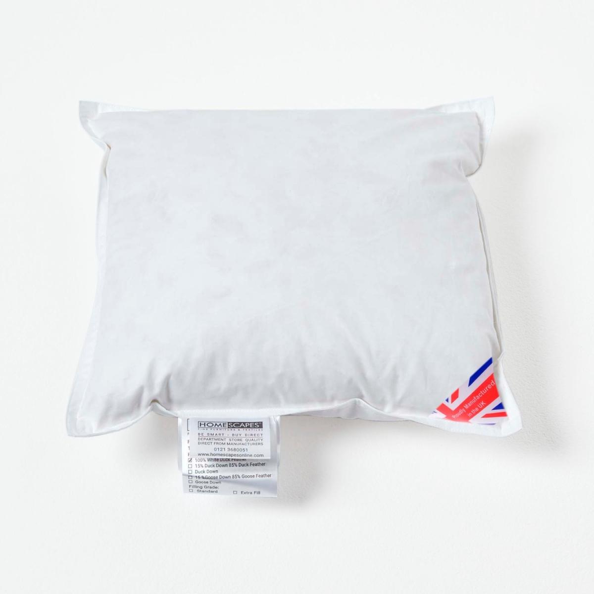 Duck Feather Cushion Pad Insert - White / 35cm – image 6