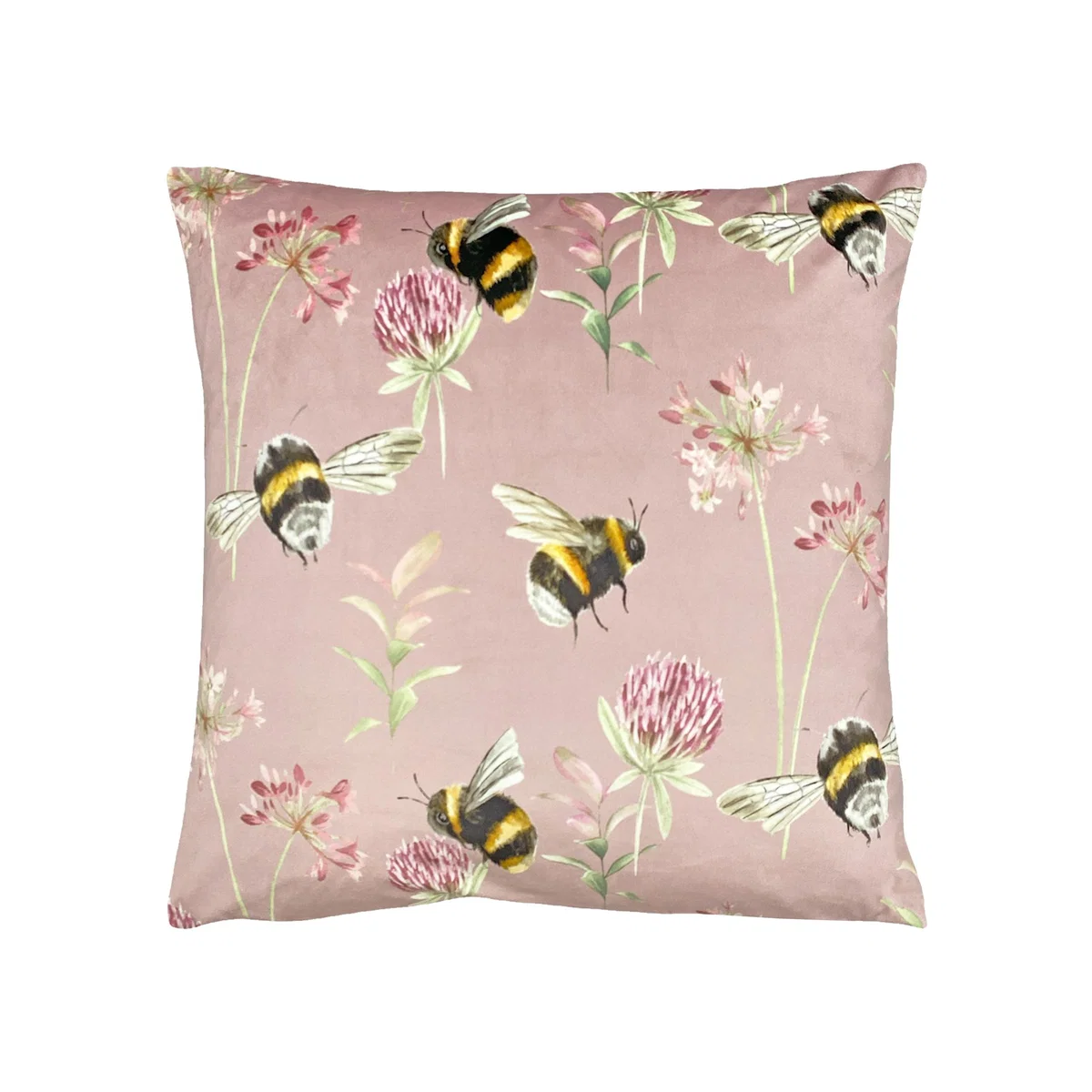 Country Bee Garden Bee Garden Cushion - Heather / Polyester / 0.47kg