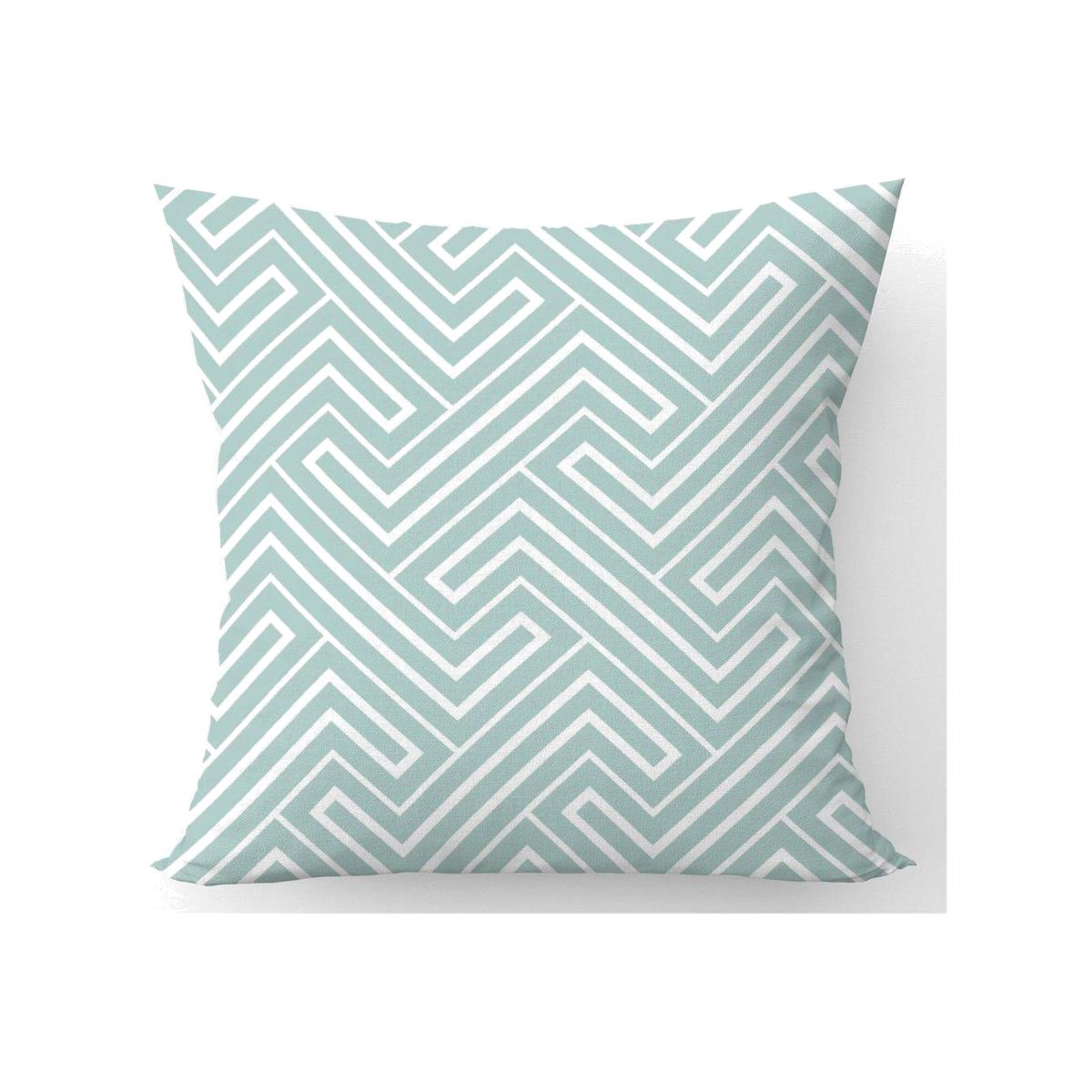 Geometric Modern Ornment Cushion - Green / 60cm – image 1