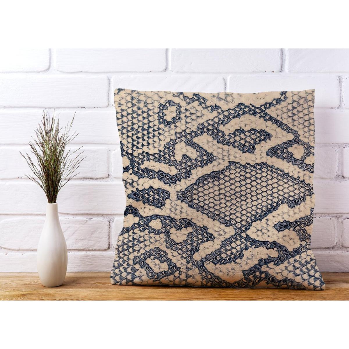 Snake Skin Cushion - Grey / 45cm – image 2