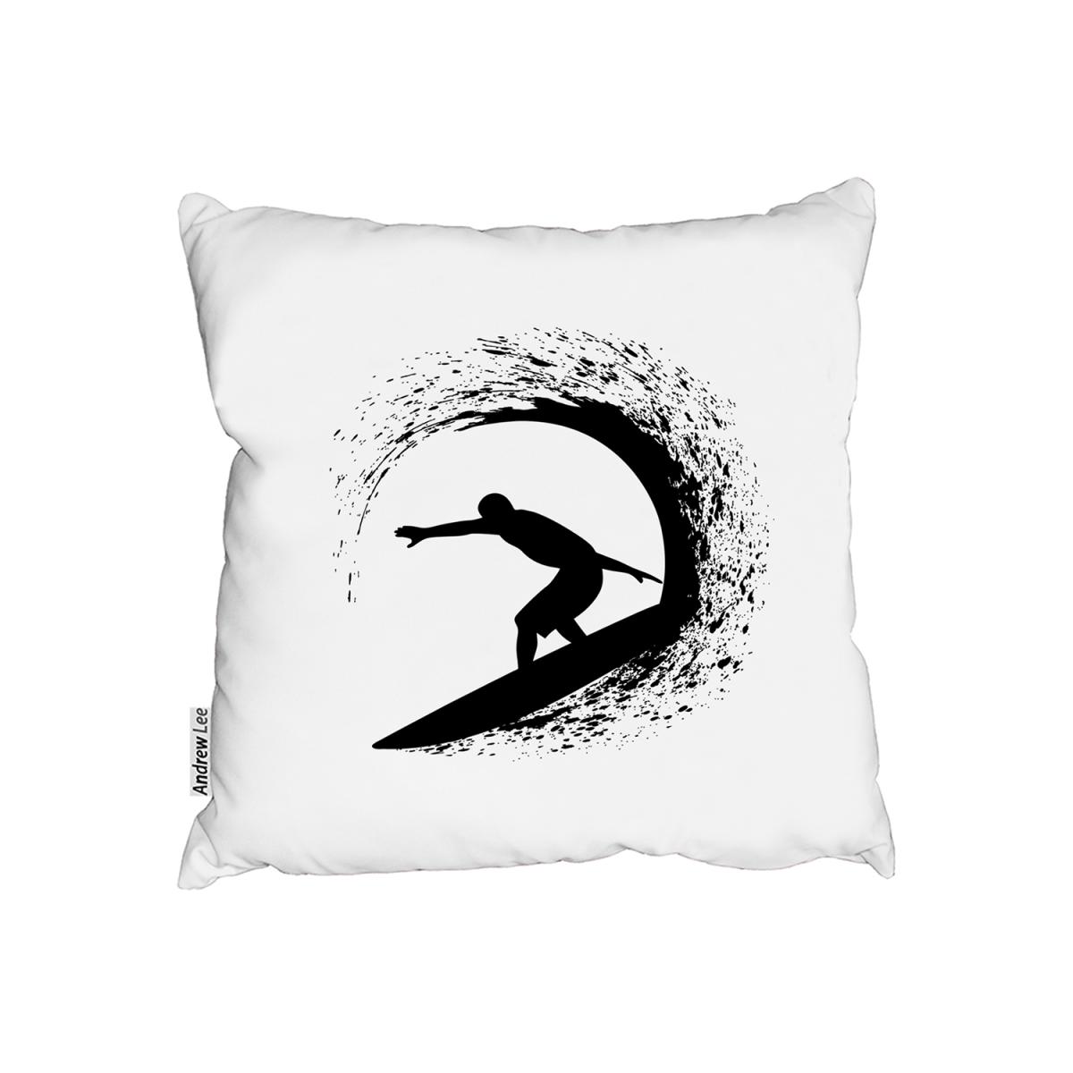 Surfer Silhouette Cushion - White / 45cm – image 2