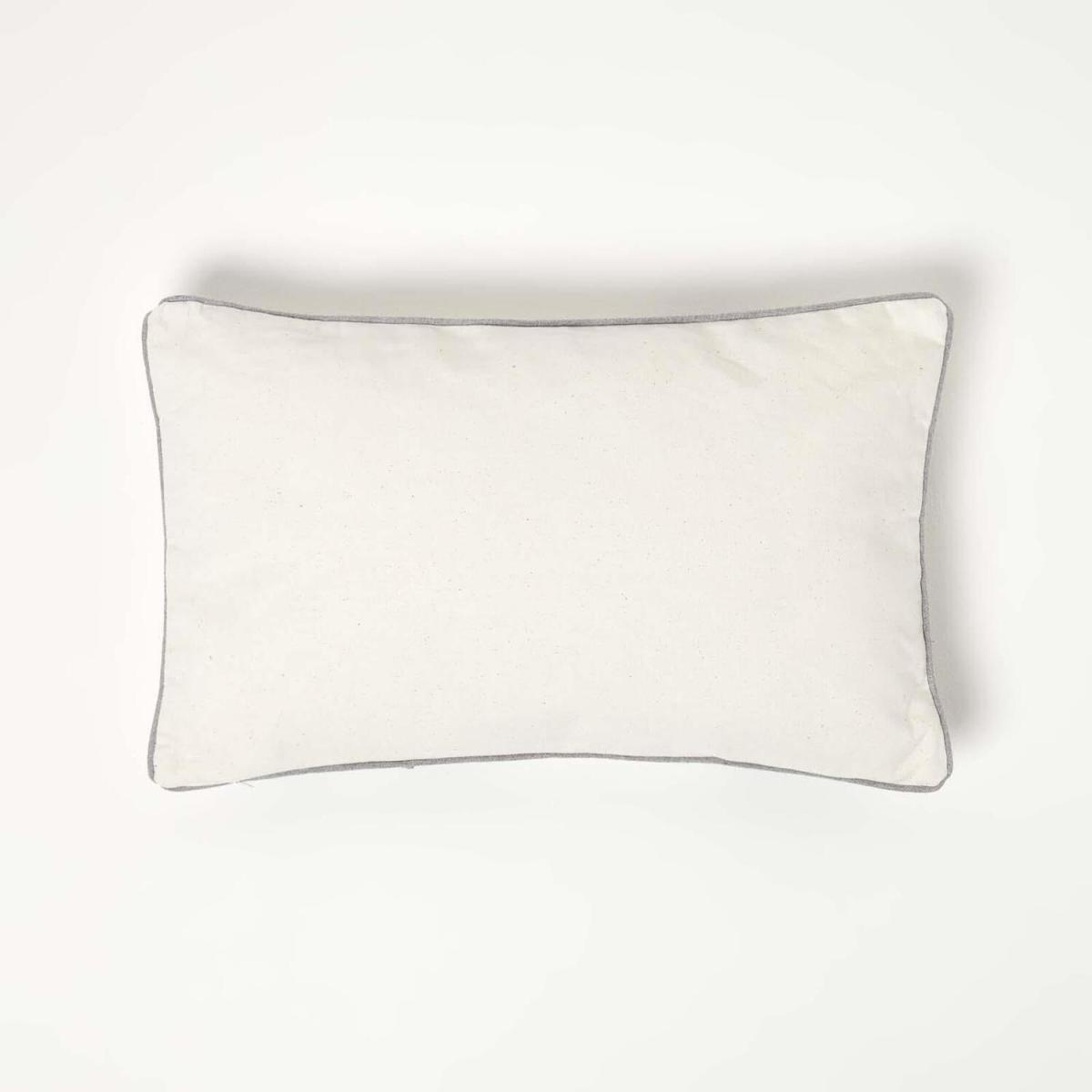 Grey Rainbow Ruffle Filled Cushion - Grey – image 3