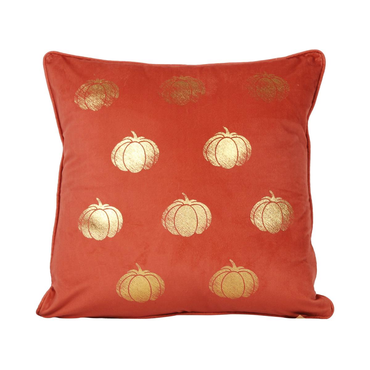 Pumpkin Gold Foiled Cushion - Rust – image 2