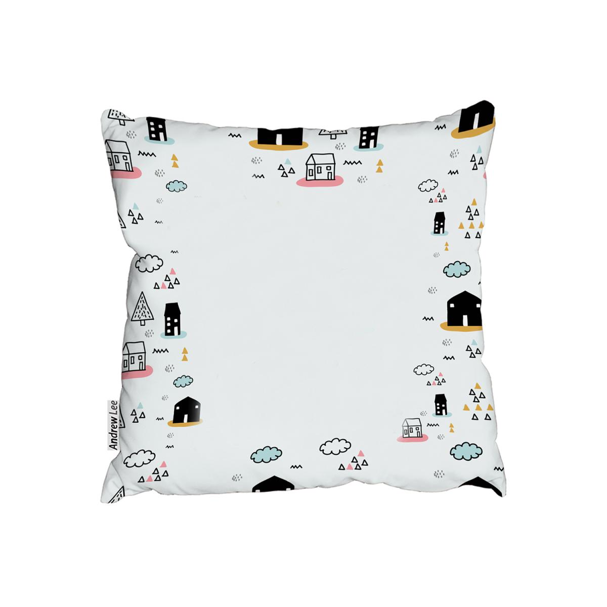 Scandy Doodle Cushion - Blue / 60cm – image 2