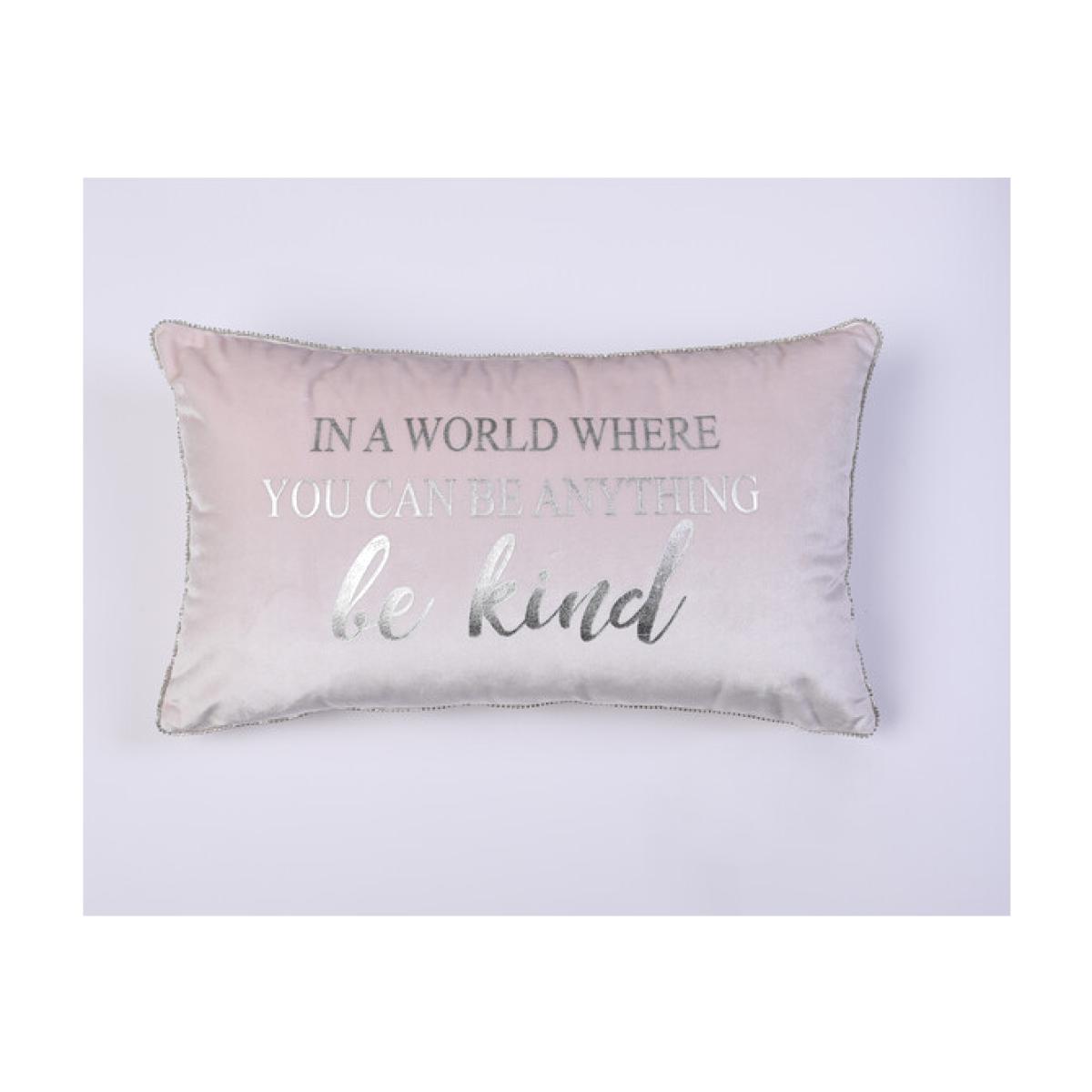 Always Be Kind Blush Cushion – image 1