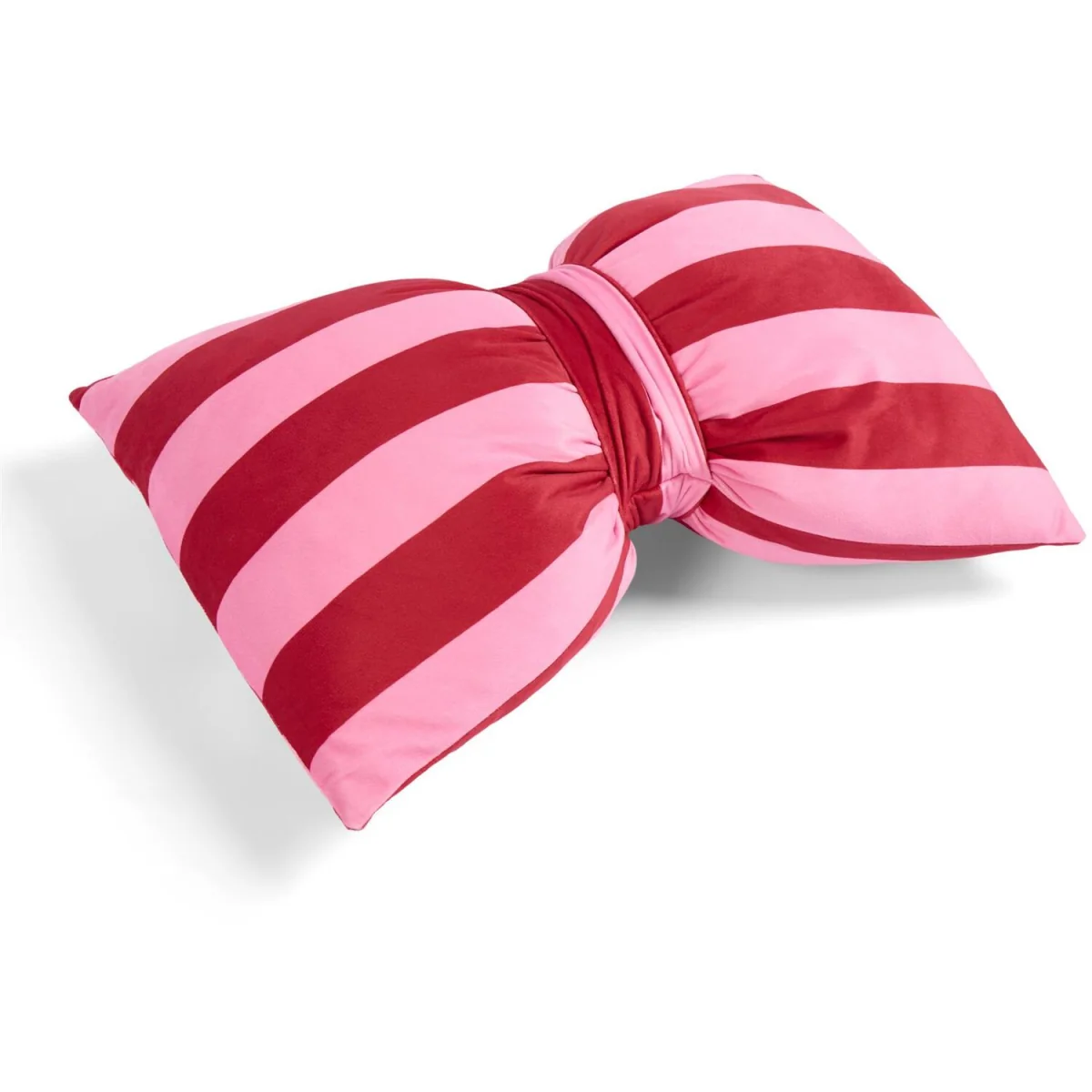 OHS Striped Bow Shaped Cushion - Pink/ Red – image 5