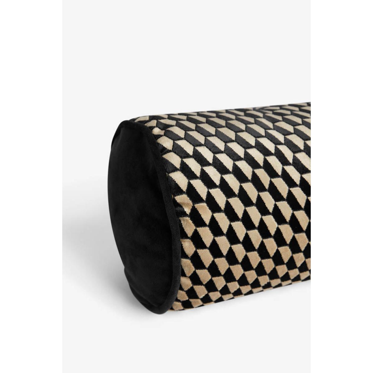 Black Geo Bolster Cushion – image 6