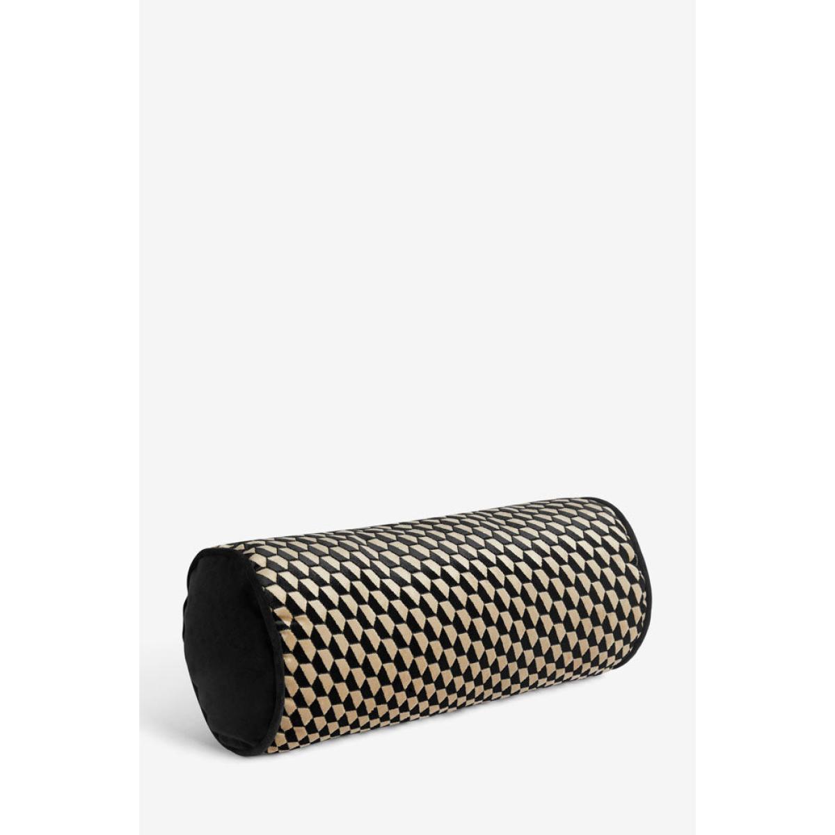 Black Geo Bolster Cushion – image 7