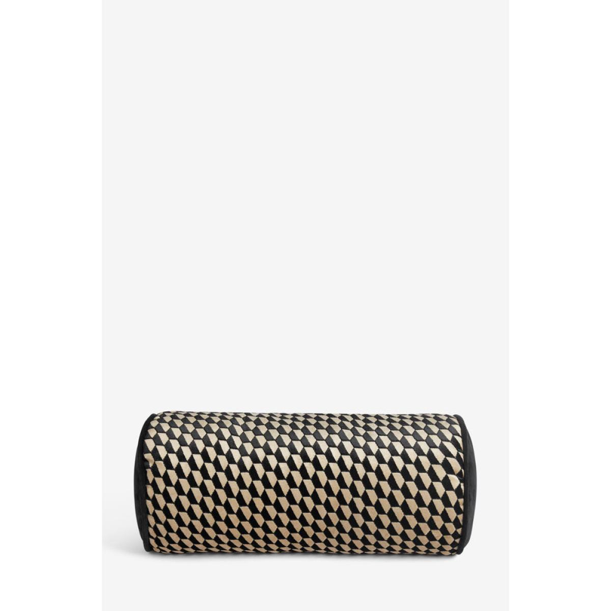 Black Geo Bolster Cushion – image 8