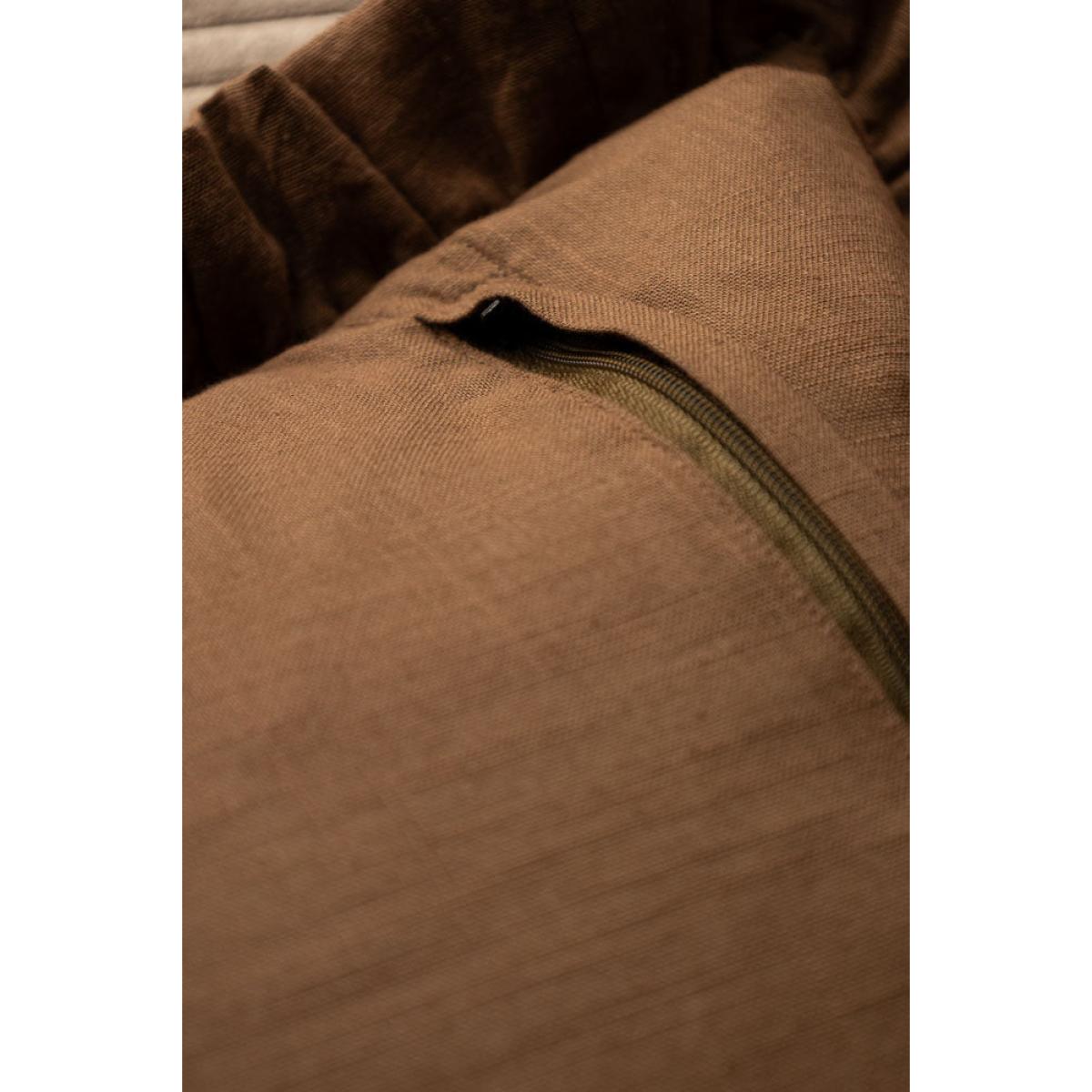 Cocoa Floral Ruffle Edge Cushion – image 8