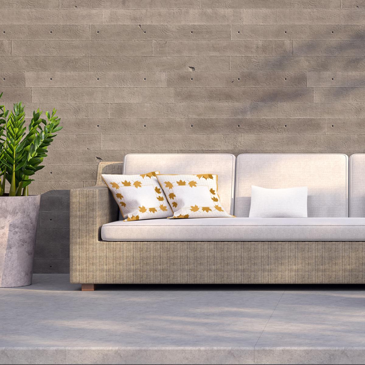 Golden Autumn Outdoor Cushion - Orange / 45cm