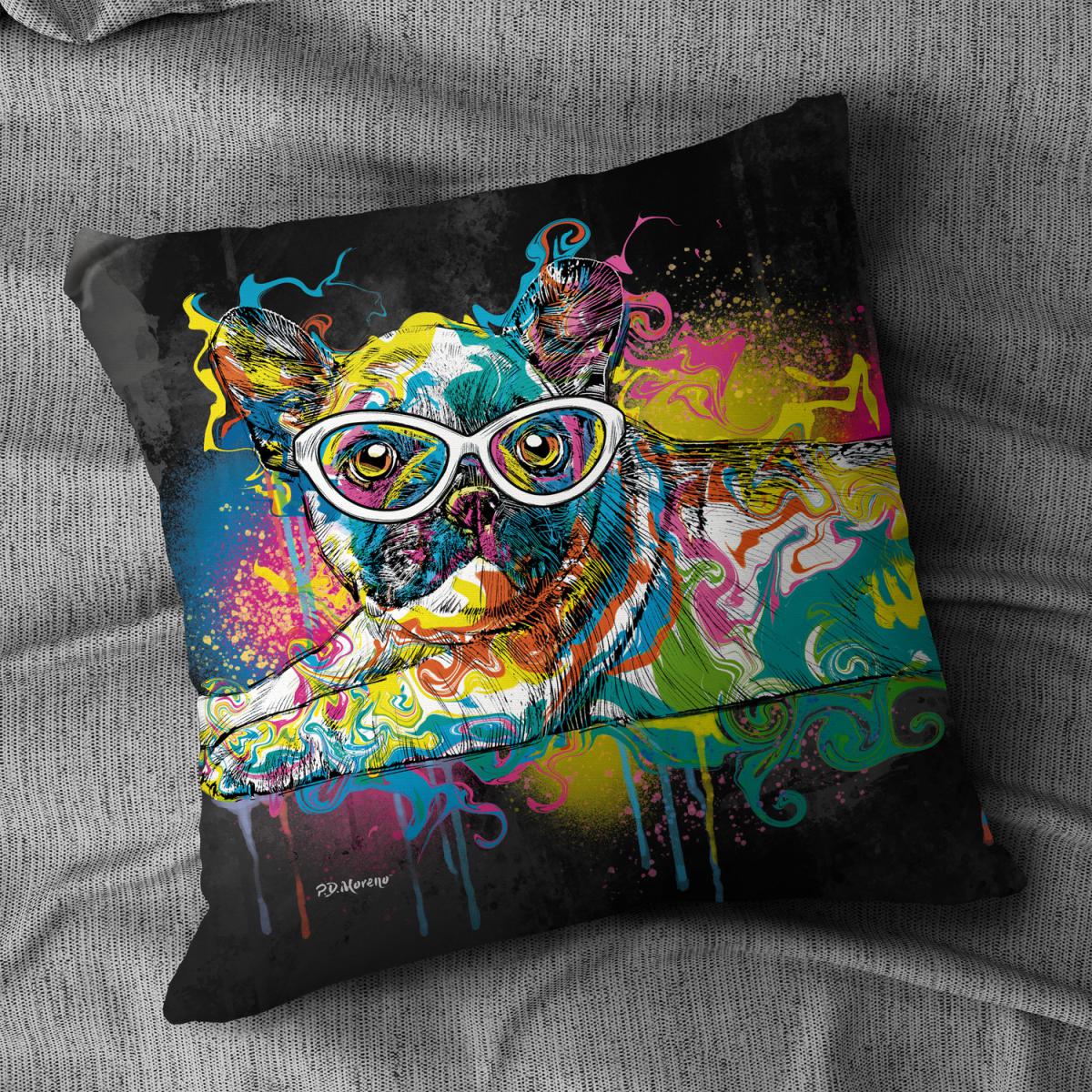 PD Moreno Max the French Bulldog Cushion - Velvet – image 2