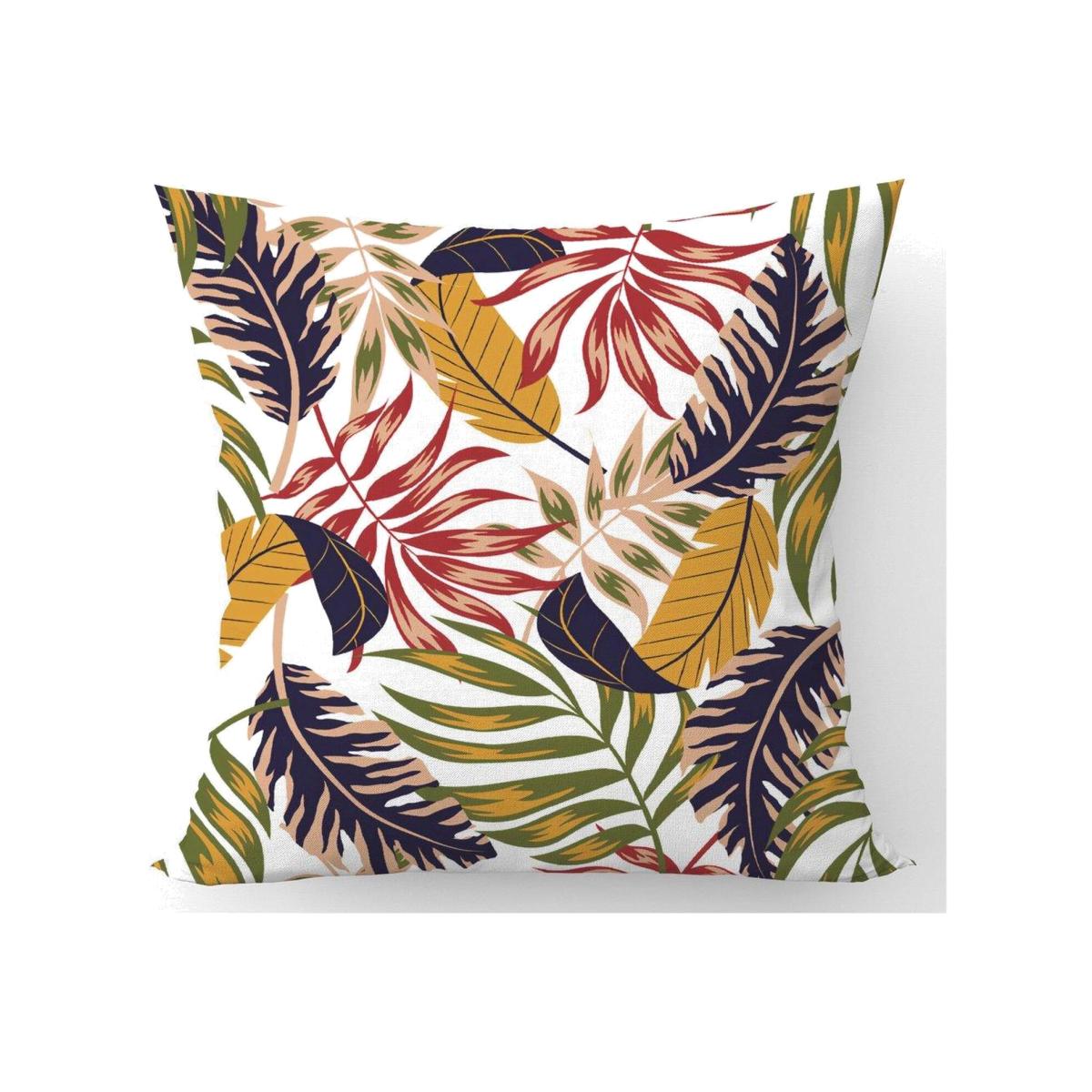 Hawaiian Style Jungle Leaves Cushion - Brown / 60cm – image 1