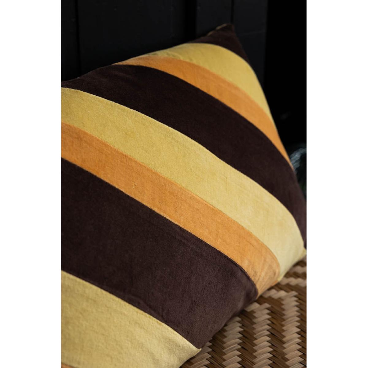 HKliving '70s Stripe Velvet Cushion – image 3
