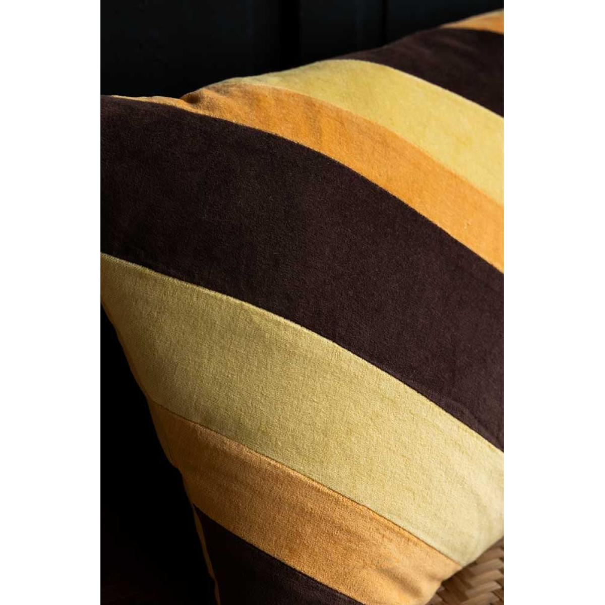 HKliving '70s Stripe Velvet Cushion – image 5