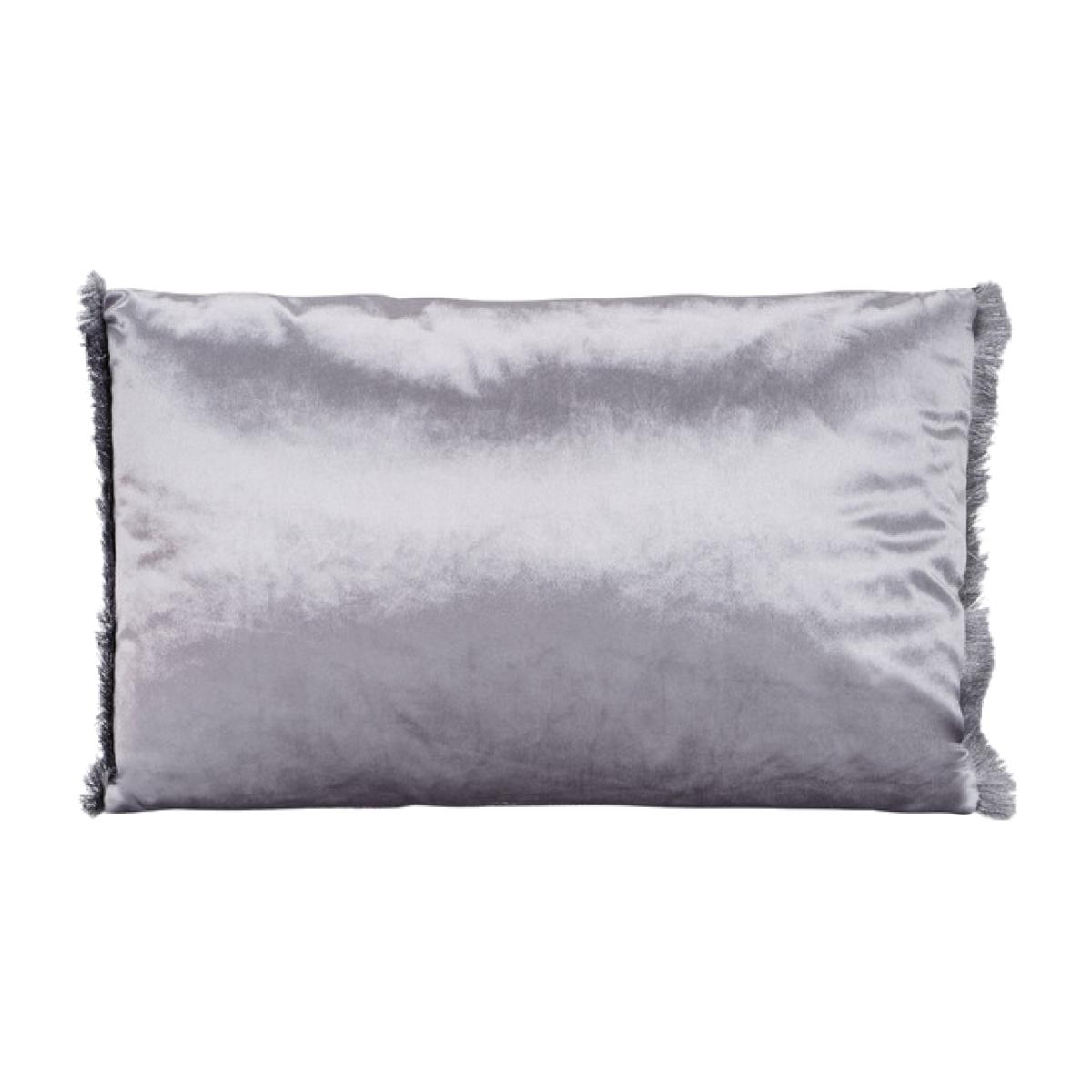 Belvedere Fringe Cushion - Pewter – image 1