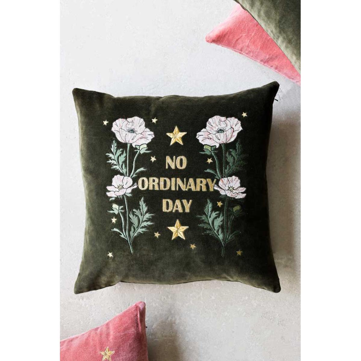 Denim & Bone X Rockett St George No Ordinary Day Cushion – image 2