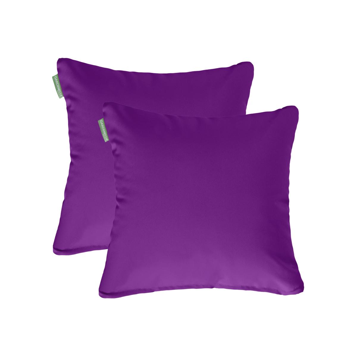 2 Pack Premium Outdoor Scatter Cushion - Purple