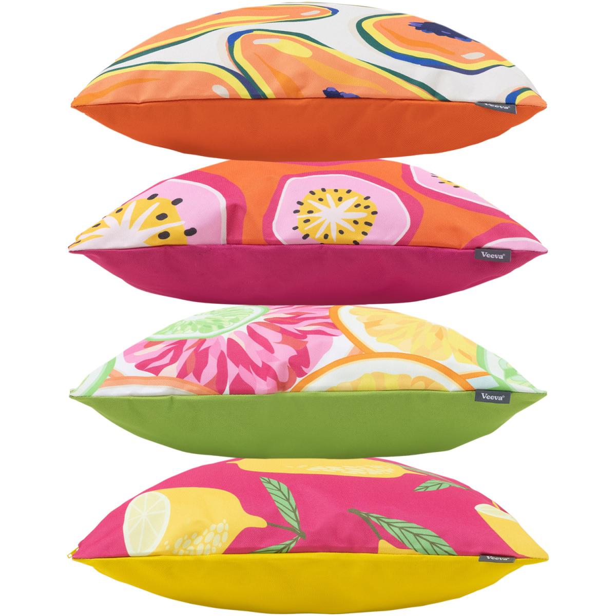 Veeva Fruity Prints Outdoor Cushion - First Collection (Set of 4) - Yellow – image 6