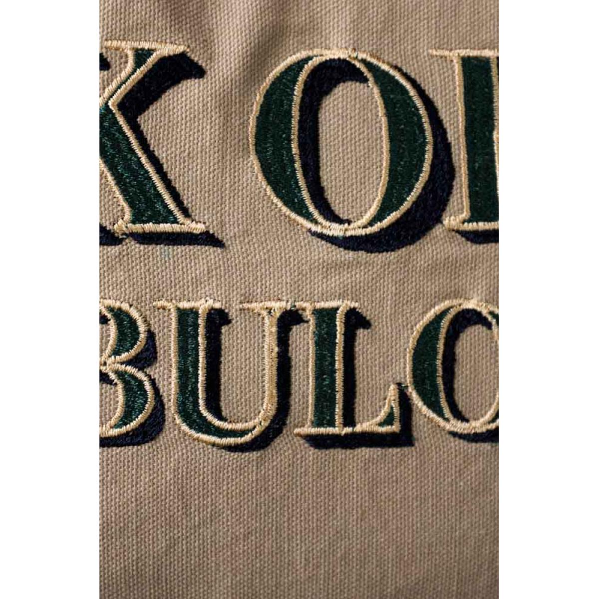Fuck Off I'm Fabulous Embroidered Caramel Cushion – image 8