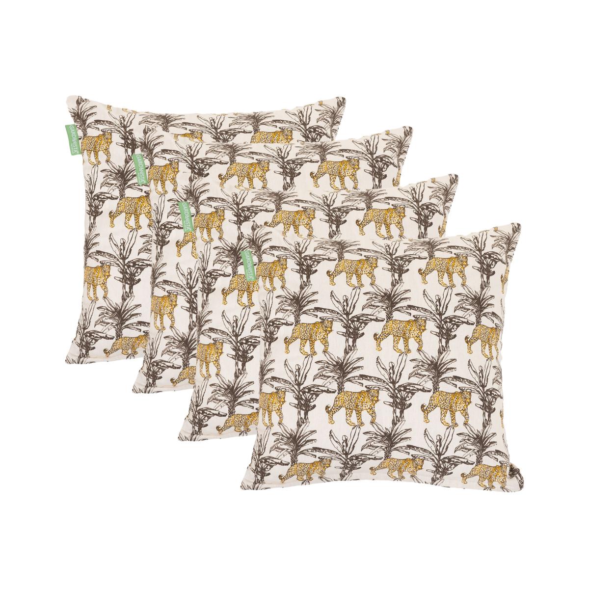 Comfortable Printed Outdoor Scatter Cushion - Leopard / 4 / Leopard