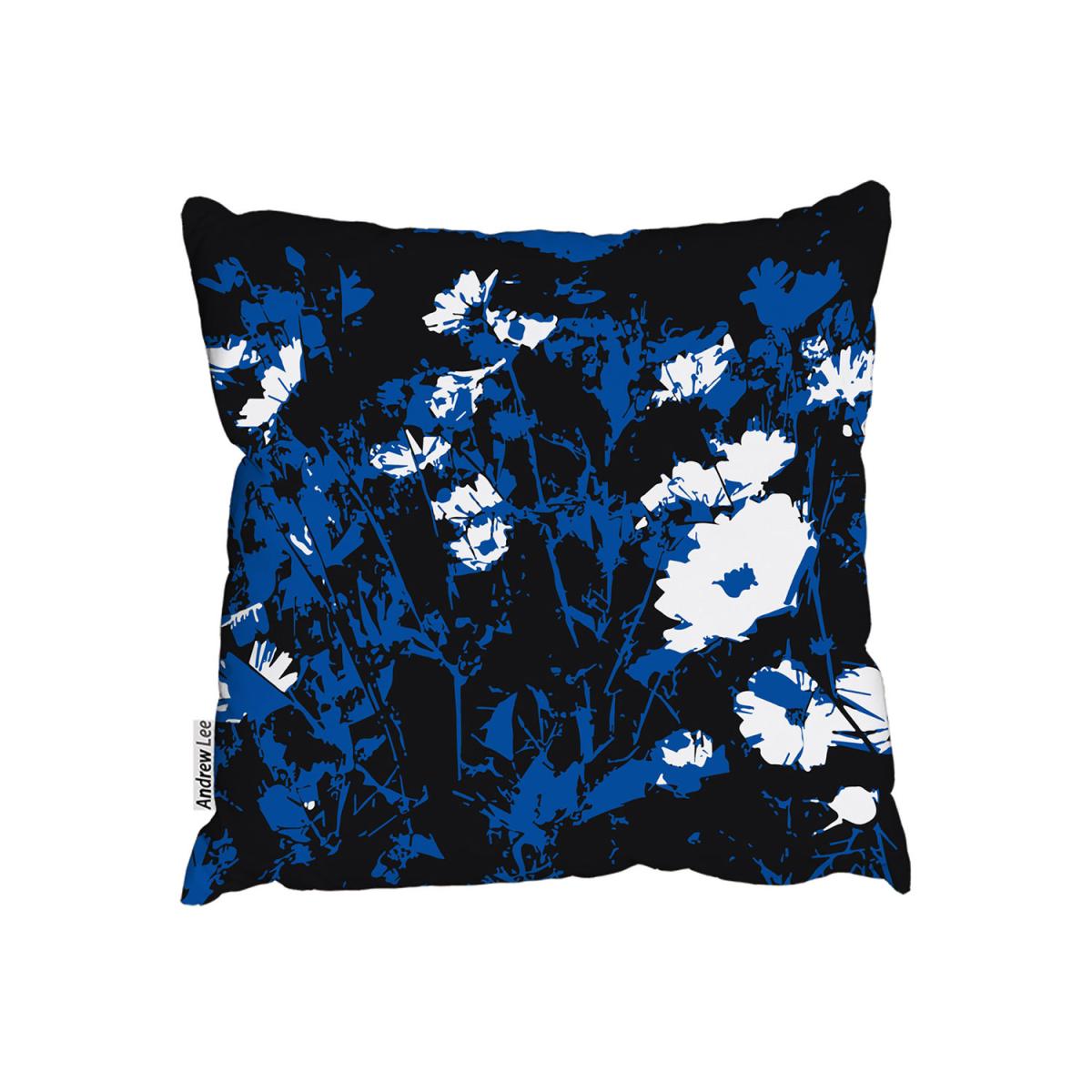 Field Of Flowers Outdoor Cushion - Blue / 60cm – image 2
