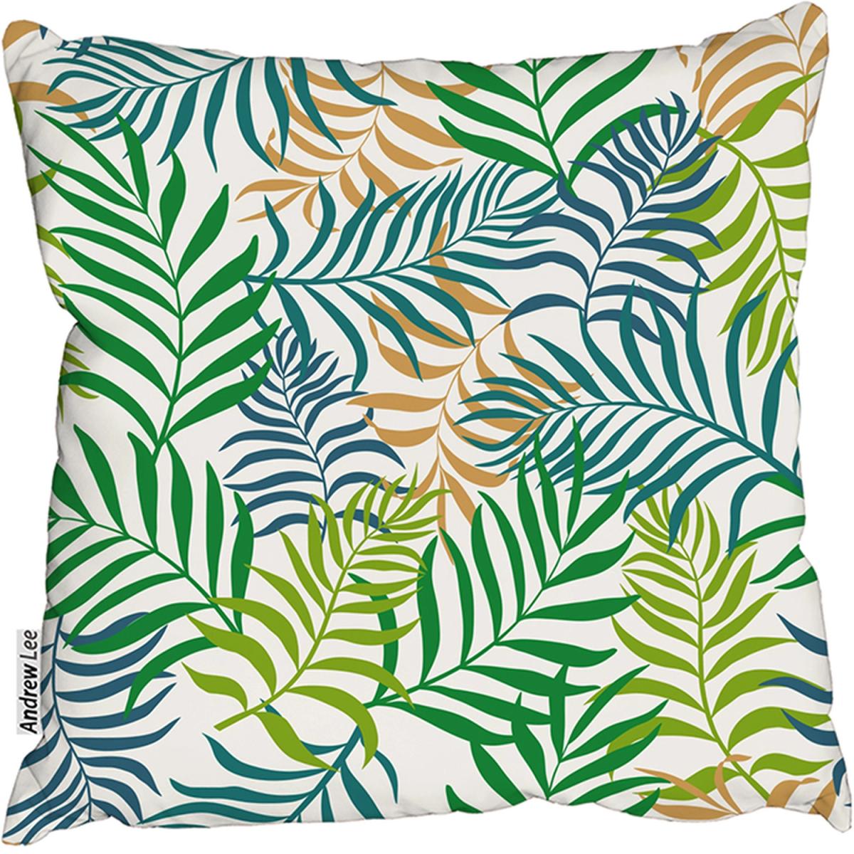 Green Tropical Palm Leaves Cushion - Green / 60 – image 2