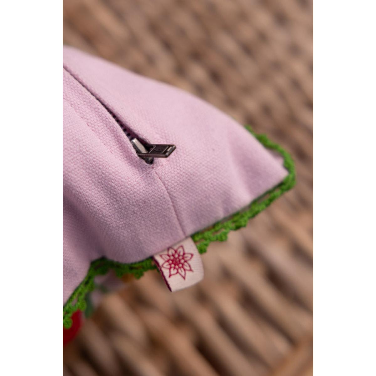 Wild Embroidered Cushion – image 8