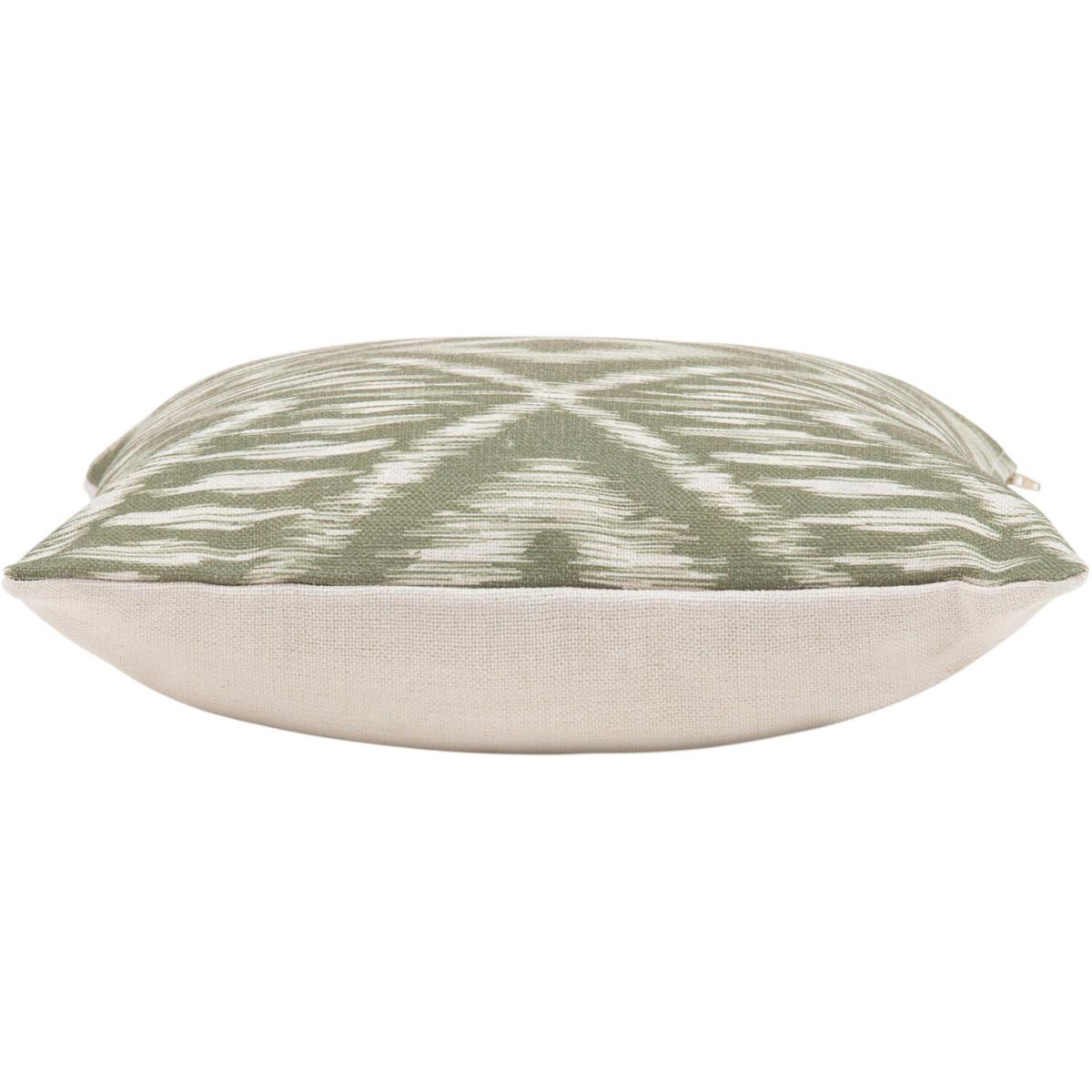 Outdoor Ikat Cushion - Green – image 2