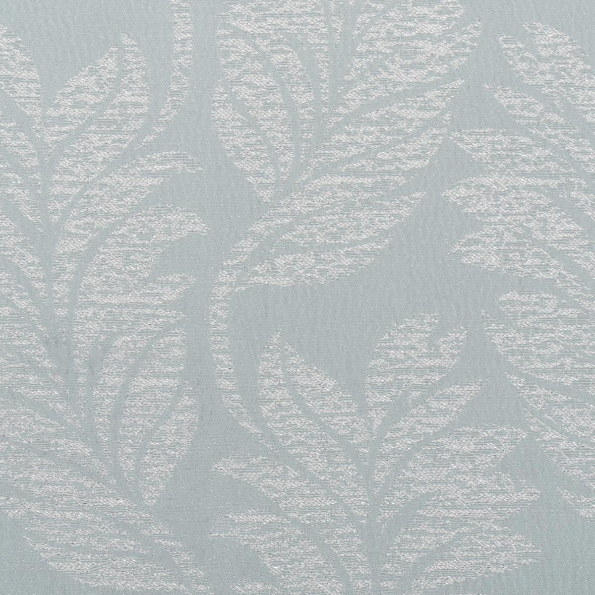 Metallic Jacquard Leaf Cushion - Duck Egg – image 4